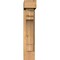 Ekena Millwork Merced Block Smooth Bracket w/ Offset Brace, Western Red Cedar, 5 1/2"W x 16"D x 28"H BKT0604X16X28MRC05SWR - alternate 4